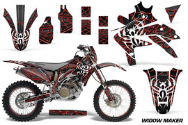 Decal Graphics Kit Sticker Wrap + # Plates For Honda CRF450X 2005-2016 WIDOW BLACK RED-atv motorcycle utv parts accessories gear helmets jackets gloves pantsAll Terrain Depot