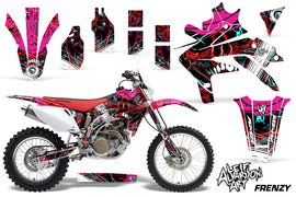 Dirt Bike Decal Graphics Kit Sticker Wrap For Honda CRF450X 2005-2016 FRENZY RED-atv motorcycle utv parts accessories gear helmets jackets gloves pantsAll Terrain Depot