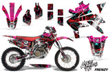 Decal Graphics Kit Sticker Wrap + # Plates For Honda CRF450X 2005-2016 FRENZY RED