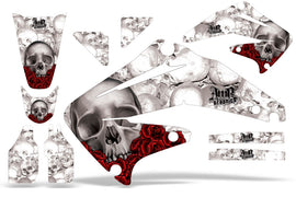 Dirt Bike Graphics Kit Decal Sticker Wrap For Honda CRF450R 2002-2004 BONES RED WHITE-atv motorcycle utv parts accessories gear helmets jackets gloves pantsAll Terrain Depot