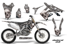 Dirt Bike Graphics Kit Decal Sticker Wrap For Honda CRF250R 2010-2013 CHECKERED SILVER-atv motorcycle utv parts accessories gear helmets jackets gloves pantsAll Terrain Depot