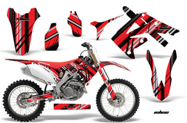 Dirt Bike Graphics Kit Decal Sticker Wrap For Honda CRF250R 2010-2013 INLINE RED-atv motorcycle utv parts accessories gear helmets jackets gloves pantsAll Terrain Depot