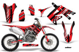 Dirt Bike Graphics Kit Decal Sticker Wrap For Honda CRF450R 2009-2012 INLINE RED