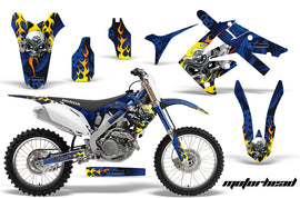 Dirt Bike Graphics Kit Decal Sticker Wrap For Honda CRF450R 2009-2012 MOTORHEAD BLUE-atv motorcycle utv parts accessories gear helmets jackets gloves pantsAll Terrain Depot