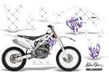 Dirt Bike Graphics Kit Decal Sticker Wrap For Honda CRF250R 2010-2013 RELOADED PURPLE WHITE