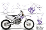 Dirt Bike Graphics Kit Decal Sticker Wrap For Honda CRF450R 2009-2012 RELOADED PURPLE WHITE