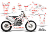 Dirt Bike Graphics Kit Decal Sticker Wrap For Honda CRF250R 2010-2013 SSSH RED WHITE