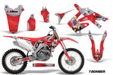 Dirt Bike Graphics Kit Decal Sticker Wrap For Honda CRF450R 2009-2012 TBOMBER RED