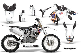 Dirt Bike Graphics Kit Decal Sticker Wrap For Honda CRF450R 2009-2012 TBOMBER WHITE-atv motorcycle utv parts accessories gear helmets jackets gloves pantsAll Terrain Depot