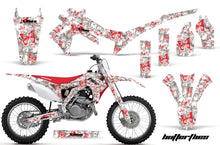 Load image into Gallery viewer, Dirt Bike Graphics Kit Decal Sticker Wrap For Honda CRF250R 2014-2017 BUTTERFLIES RED WHITE-atv motorcycle utv parts accessories gear helmets jackets gloves pantsAll Terrain Depot