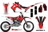 Dirt Bike Graphics Kit Decal Sticker Wrap For Honda CRF250R 2014-2017 CARBONX RED