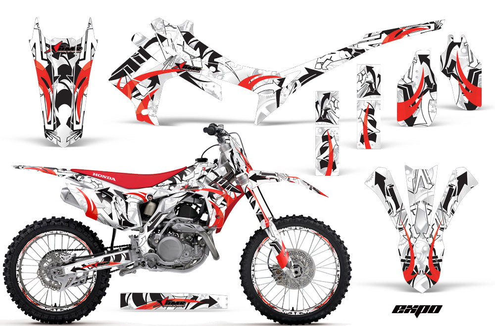 Graphics Kit Decal Sticker Wrap + # Plates For Honda CRF250R 2014-2017 EXPO RED-atv motorcycle utv parts accessories gear helmets jackets gloves pantsAll Terrain Depot