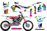Dirt Bike Graphics Kit Decal Sticker Wrap For Honda CRF450R 2013-2016 FLASHBACK