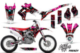 Dirt Bike Graphics Kit Decal Sticker Wrap For Honda CRF450R 2013-2016 FRENZY RED