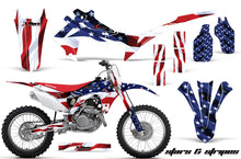 Load image into Gallery viewer, Dirt Bike Graphics Kit Decal Sticker Wrap For Honda CRF250R 2014-2017 USA FLAG-atv motorcycle utv parts accessories gear helmets jackets gloves pantsAll Terrain Depot