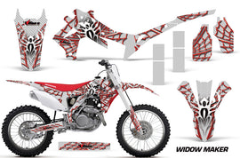 Dirt Bike Graphics Kit Decal Sticker Wrap For Honda CRF450R 2013-2016 WIDOW RED WHITE-atv motorcycle utv parts accessories gear helmets jackets gloves pantsAll Terrain Depot