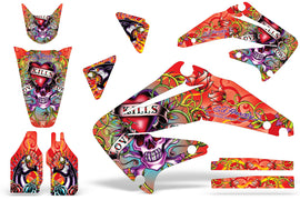 Dirt Bike Graphics Kit Decal Sticker Wrap For Honda CRF450R 2002-2004 EDHLK RED-atv motorcycle utv parts accessories gear helmets jackets gloves pantsAll Terrain Depot