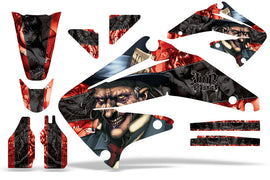 Dirt Bike Graphics Kit Decal Sticker Wrap For Honda CRF450R 2002-2004 HATTER BLACK RED-atv motorcycle utv parts accessories gear helmets jackets gloves pantsAll Terrain Depot