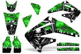 Dirt Bike Graphics Kit Decal Sticker Wrap For Honda CRF450R 2002-2004 REAPER GREEN-atv motorcycle utv parts accessories gear helmets jackets gloves pantsAll Terrain Depot