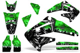 Dirt Bike Graphics Kit Decal Sticker Wrap For Honda CRF450R 2002-2004 REAPER GREEN