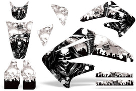 Dirt Bike Graphics Kit Decal Sticker Wrap For Honda CRF450R 2002-2004 REAPER WHITE-atv motorcycle utv parts accessories gear helmets jackets gloves pantsAll Terrain Depot