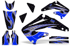 Dirt Bike Graphics Kit Decal Sticker Wrap For Honda CRF450R 2002-2004 TRIBAL BLUE BLACK-atv motorcycle utv parts accessories gear helmets jackets gloves pantsAll Terrain Depot