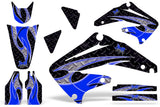 Dirt Bike Graphics Kit Decal Sticker Wrap For Honda CRF450R 2002-2004 TRIBAL BLUE BLACK