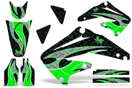 Dirt Bike Graphics Kit Decal Sticker Wrap For Honda CRF450R 2002-2004 TRIBAL GREEN BLACK-atv motorcycle utv parts accessories gear helmets jackets gloves pantsAll Terrain Depot