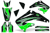Dirt Bike Graphics Kit Decal Sticker Wrap For Honda CRF450R 2002-2004 TRIBAL GREEN BLACK