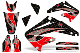 Dirt Bike Graphics Kit Decal Sticker Wrap For Honda CRF450R 2002-2004 TRIBAL PINK BLACK-atv motorcycle utv parts accessories gear helmets jackets gloves pantsAll Terrain Depot
