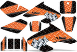Dirt Bike Graphics Kit Decal Sticker Wrap For Honda XR50R 2000-2003 DIAMOND RACE ORANGE BLACK