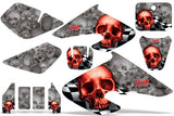 Dirt Bike Graphics Kit Decal Sticker Wrap For Honda XR50R 2000-2003 CHECKERED RED