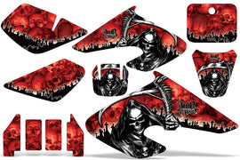 Dirt Bike Graphics Kit Decal Sticker Wrap For Honda XR50R 2000-2003 REAPER RED-atv motorcycle utv parts accessories gear helmets jackets gloves pantsAll Terrain Depot