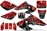 Dirt Bike Graphics Kit Decal Sticker Wrap For Honda XR50R 2000-2003 REAPER RED