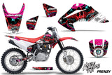 Dirt Bike Graphics Kit Decal Wrap For Honda CRF150 CRF230F 2003-2007 FRENZY RED