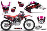 Graphics Kit Decal Wrap + # Plates For Honda CRF150 CRF230F 2003-2007 FRENZY RED