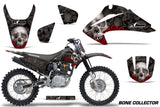 Graphics Kit Decal Wrap + # Plates For Honda CRF150 CRF230F 2003-2007 BONES BLACK
