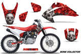 Dirt Bike Graphics Kit Decal Wrap For Honda CRF150 CRF230F 2003-2007 BONES RED