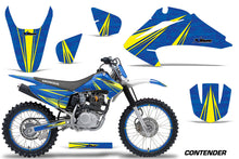 Load image into Gallery viewer, Graphics Kit Decal Wrap + # Plates For Honda CRF150 CRF230F 2003-2007 CONTENDER YELLOW BLUE-atv motorcycle utv parts accessories gear helmets jackets gloves pantsAll Terrain Depot