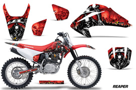 Dirt Bike Graphics Kit Decal Wrap For Honda CRF150 CRF230F 2003-2007 REAPER RED-atv motorcycle utv parts accessories gear helmets jackets gloves pantsAll Terrain Depot