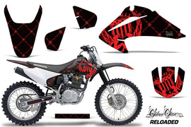 Dirt Bike Graphics Kit Decal Wrap For Honda CRF150 CRF230F 2003-2007 RELOADED RED BLACK-atv motorcycle utv parts accessories gear helmets jackets gloves pantsAll Terrain Depot