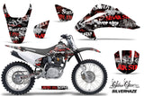 Dirt Bike Graphics Kit Decal Wrap For Honda CRF150 CRF230F 2003-2007 SSSH RED BLACK