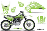 Graphics Kit Decal Wrap + # Plates For Honda CRF150 CRF230F 2003-2007 STARLETT GREEN