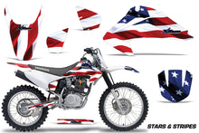 Load image into Gallery viewer, Dirt Bike Graphics Kit Decal Wrap For Honda CRF150 CRF230F 2003-2007 USA FLAGS-atv motorcycle utv parts accessories gear helmets jackets gloves pantsAll Terrain Depot