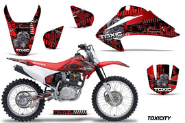 Dirt Bike Graphics Kit Decal Wrap For Honda CRF150 CRF230F 2003-2007 TOXIC RED RED-atv motorcycle utv parts accessories gear helmets jackets gloves pantsAll Terrain Depot