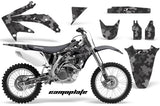 Dirt Bike Graphics Kit Decal Sticker Wrap For Honda CRF450R 2005-2008 CAMOPLATE BLACK