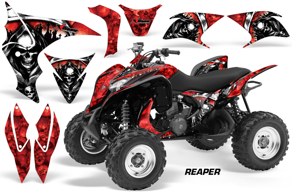 ATV Graphics Kit Quad Decal Sticker Wrap For Honda TRX700XX 2009-2015 REAPER RED-atv motorcycle utv parts accessories gear helmets jackets gloves pantsAll Terrain Depot