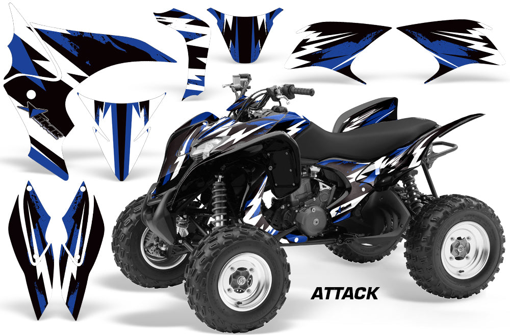 ATV Graphics Kit Quad Decal Sticker Wrap For Honda TRX700XX 2009-2015 ATTACK BLUE-atv motorcycle utv parts accessories gear helmets jackets gloves pantsAll Terrain Depot
