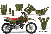 Load image into Gallery viewer, Dirt Bike Decal Graphic Kit Wrap For Honda CRF110 CRF 110 2013-2018 DIGICAMO GREEN-atv motorcycle utv parts accessories gear helmets jackets gloves pantsAll Terrain Depot