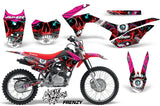 Honda CRF125F Graphics Kit Dirt Bike Wrap MX Stickers Decals 2014-2018 FRENZY RED